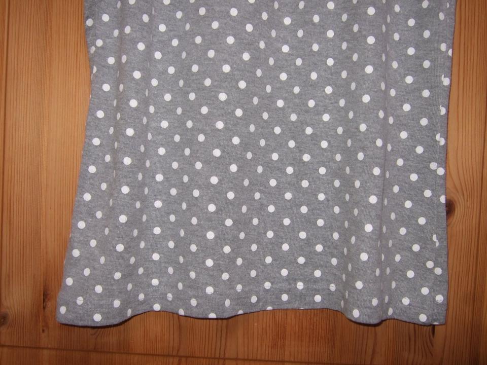 T-Shirt von FlashLights grau mit weißen Punkten Dots Gr. 36 in Weinheim