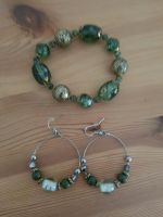 Modeschmuck Set Perlen grün Creolen Armband Neu Altona - Hamburg Blankenese Vorschau