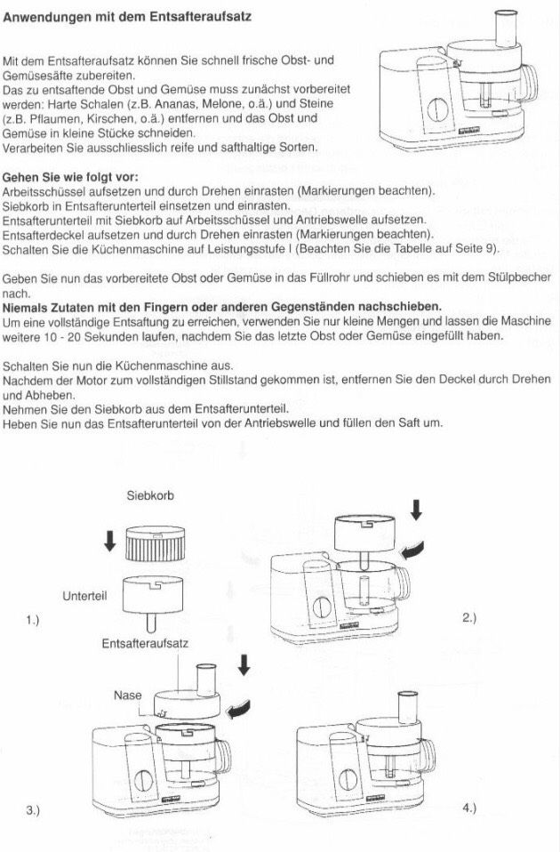 Küchenmaschine entsaften kneten reiben etc. in Paderborn