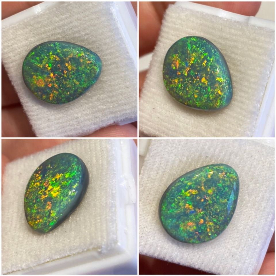 Wahnsinnige Unikat Herbstblätter Australische Opal 7 Carat in Ingelheim am Rhein