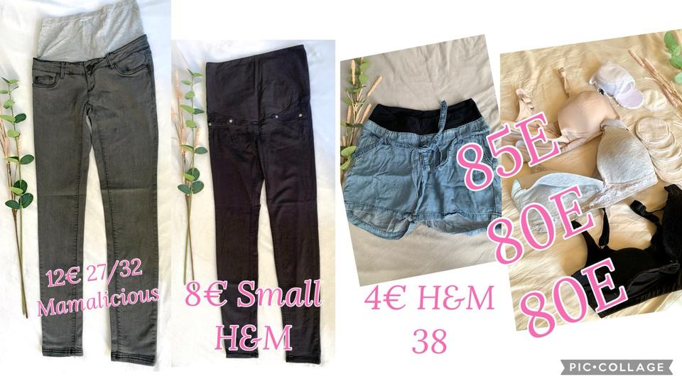 Umstandskleidung Stillkleidung S Jeans Einlagen Shorts BH in Berlin