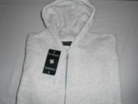 Marken Kapuzenjacke Hoodie Kängurutaschen Sweatjacke grau weiß Bayern - Sulzbach a. Main Vorschau