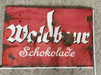 Emailleschild Waldbaur Schokolade selten Email vintage antik Bayern - Hausham Vorschau