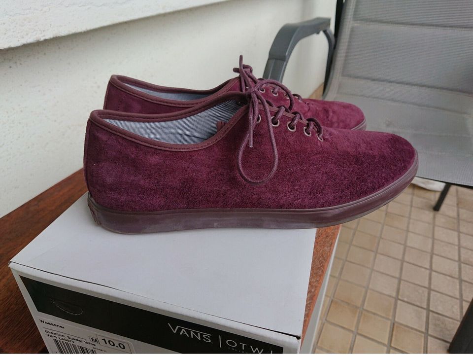 VANS Off The Wall OTW Collection, Premium Suede (Wildleder) Wine, in Köln