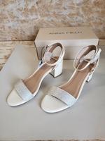 Anna Field Schuhe Sandalen Pumps Plateau Gr.39 weiß Hessen - Stadtallendorf Vorschau