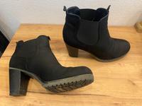 Schwarze Stiefeletten mit Absatz Bayern - Speichersdorf Vorschau