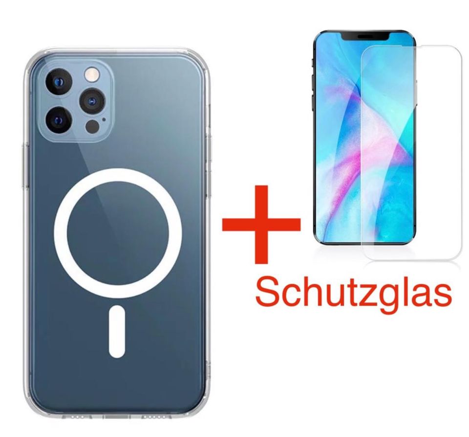 MagSafe Hülle Case + Schutzglas iPhone 12 / 13 Mini Pro Max in Rottenburg am Neckar