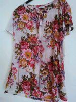 T-Shirt, beige mit Blumen, Gr. L (44/46), Gina Benotti Nordrhein-Westfalen - Ense Vorschau