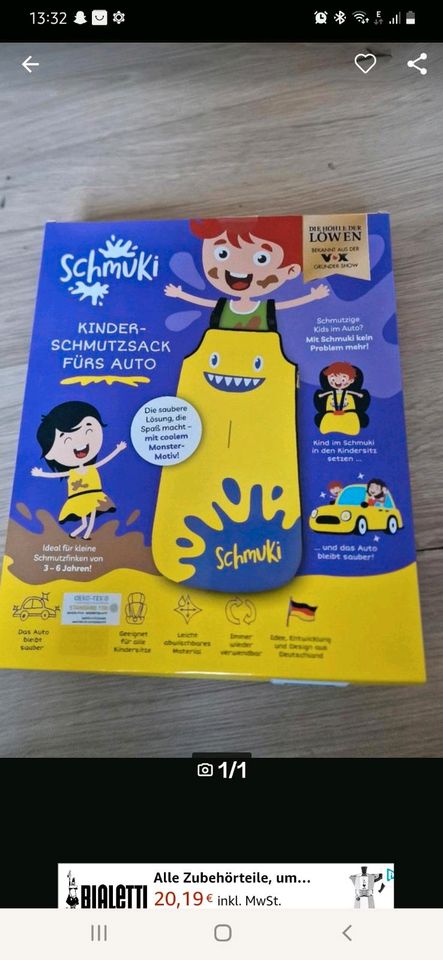 2x Schmuki Kinderschutzsack für ins Auto  Neu in Wallerfangen