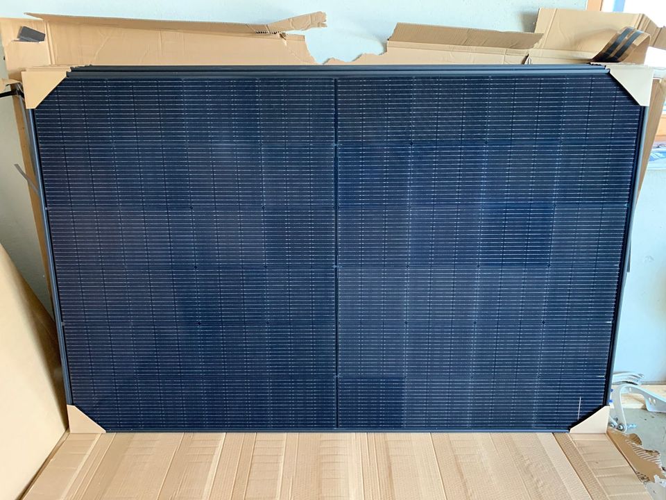 4 x Photovoltaik Solarmodul Trina 440W bifazial neu in Egling