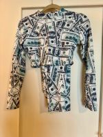 2 Tlg Bodycon Crop Top mit Leggings Sexy Dollar Geld Print Neu Berlin - Neukölln Vorschau