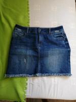 zero Rock Jeansrock Denim blau Fransen Größe 38 Niedersachsen - Herzberg am Harz Vorschau