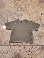 Zara t-shirt dickeres Material used Look Gr. 110 grau olive München - Schwabing-West Vorschau