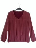 Zero Blusenshirt Gr.XL 42 Bordeaux Rot Niedersachsen - Lamspringe Vorschau