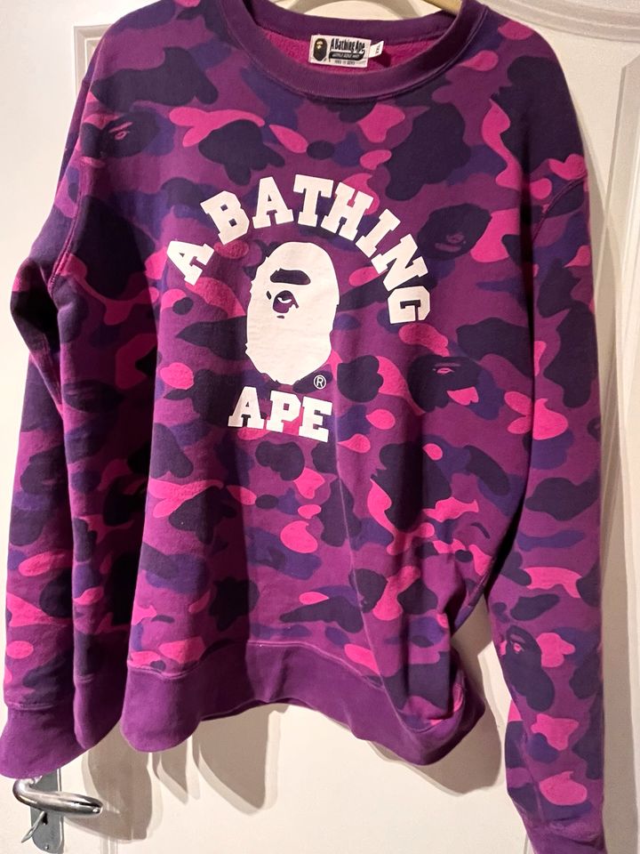 A bathing ape Bape Lila Camo sweatshirt | crewneck in Westerland