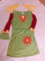 Kostüm Blumenkleid mit 2 Haarschleifen 87cm Länge Sachsen-Anhalt - Schkopau Vorschau