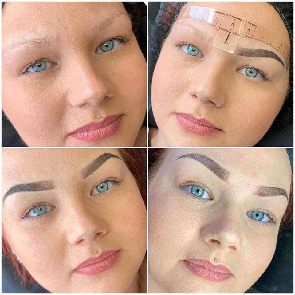 PMU Permanent Make-up Augenbrauen Ombré Powder Brows in Neumünster