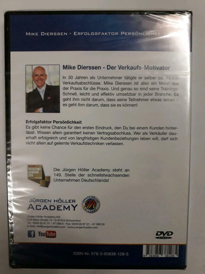 Mike Dierssen Erfolgsfaktor Persönlichkeit DVD 9783958381285 in München