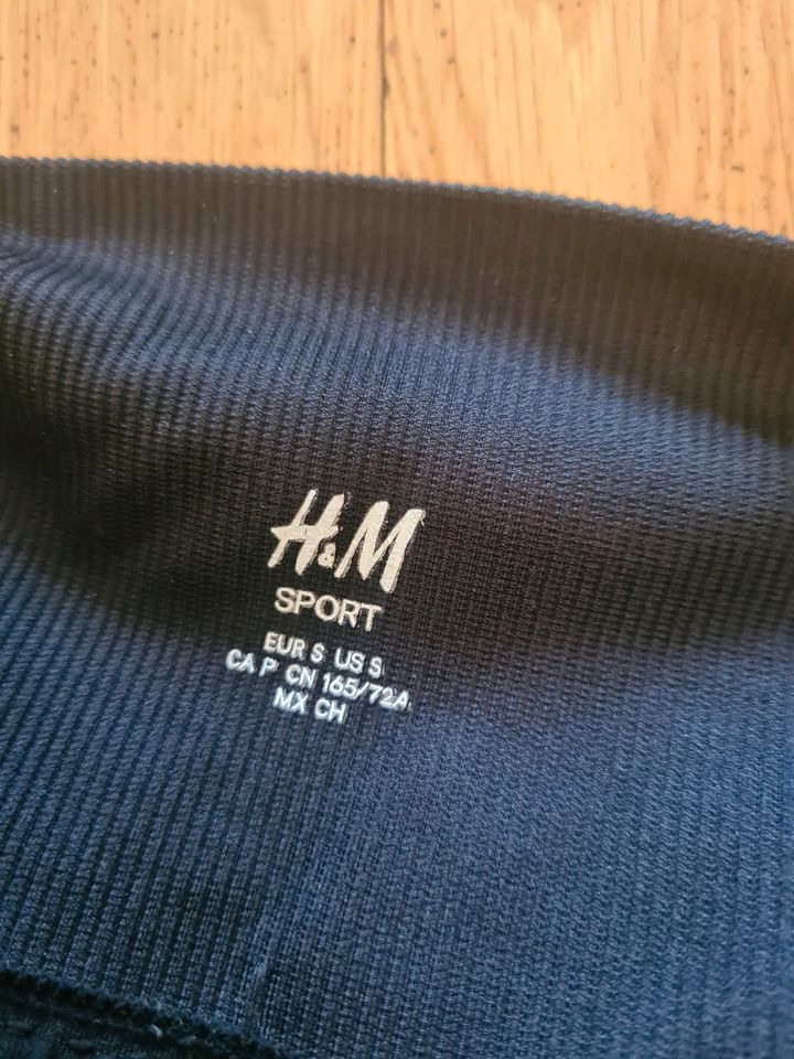 Schwarz-graue Leggings von H&M, Größe S in Hamm