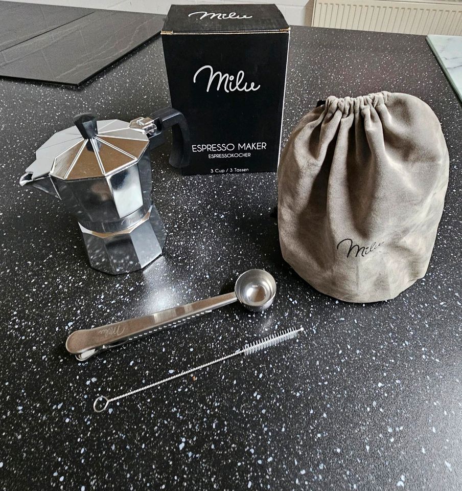 Milou Espressomaker unbenutzt Camper Zubehör in Saarland - Nalbach