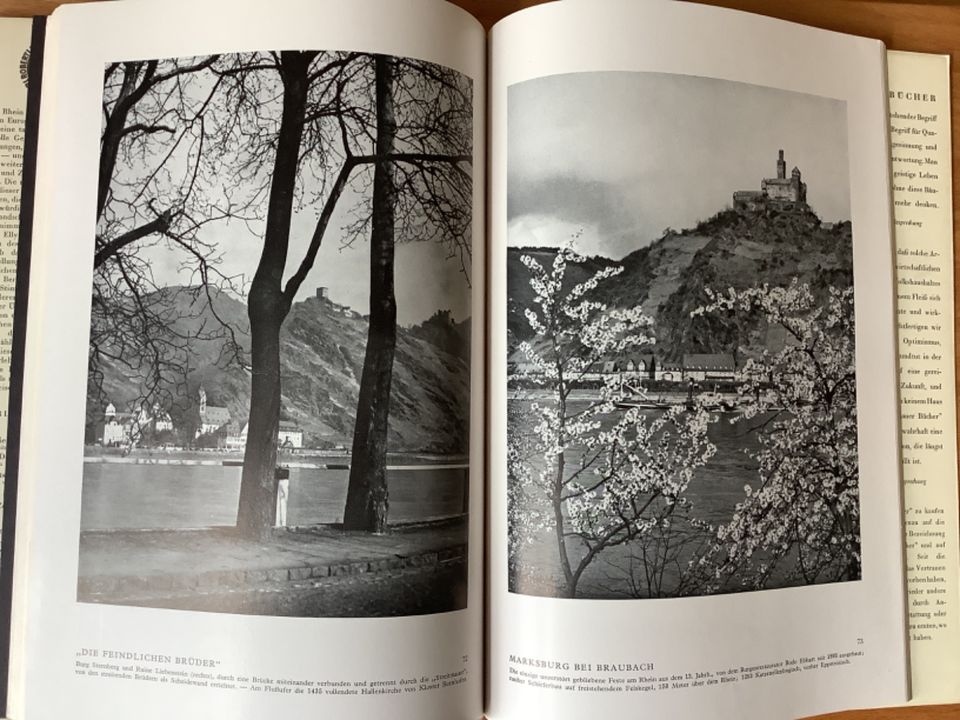 Das blaue Buch vom Rhein. E. Heuss-Knapp 1952. Die Blauen Bücher in Göttingen