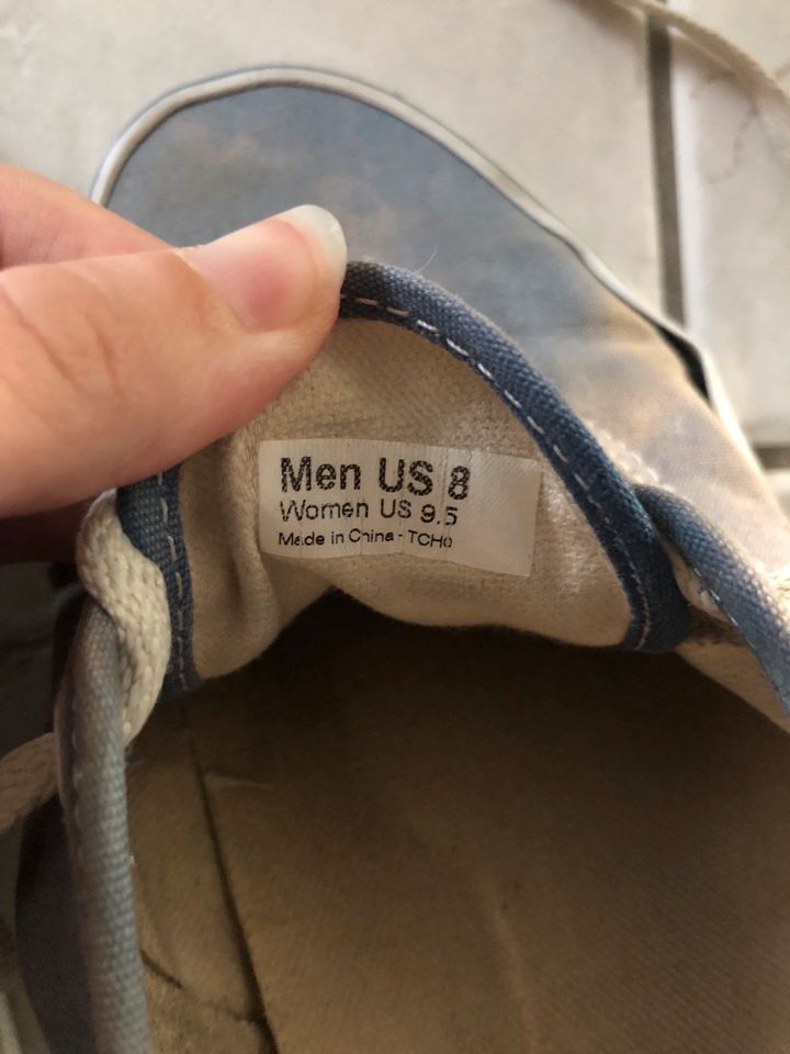 Unisex Vans Hellblau Größe 40,5 in Gießen