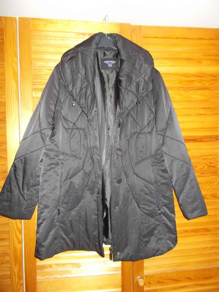 Gerry Weber Winterjacke schwarz Gr. 46 in Hirschberg a.d. Bergstr.