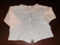 Babyjacke Strickjacke hellblau weiß Gr 56 Nordrhein-Westfalen - Sankt Augustin Vorschau