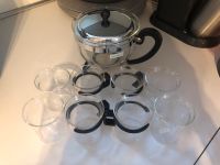 CHAMBORD Tee-Set Teekanne, 4 Tassen , Milch + Zucker Gläsern neuw Kiel - Russee-Hammer Vorschau