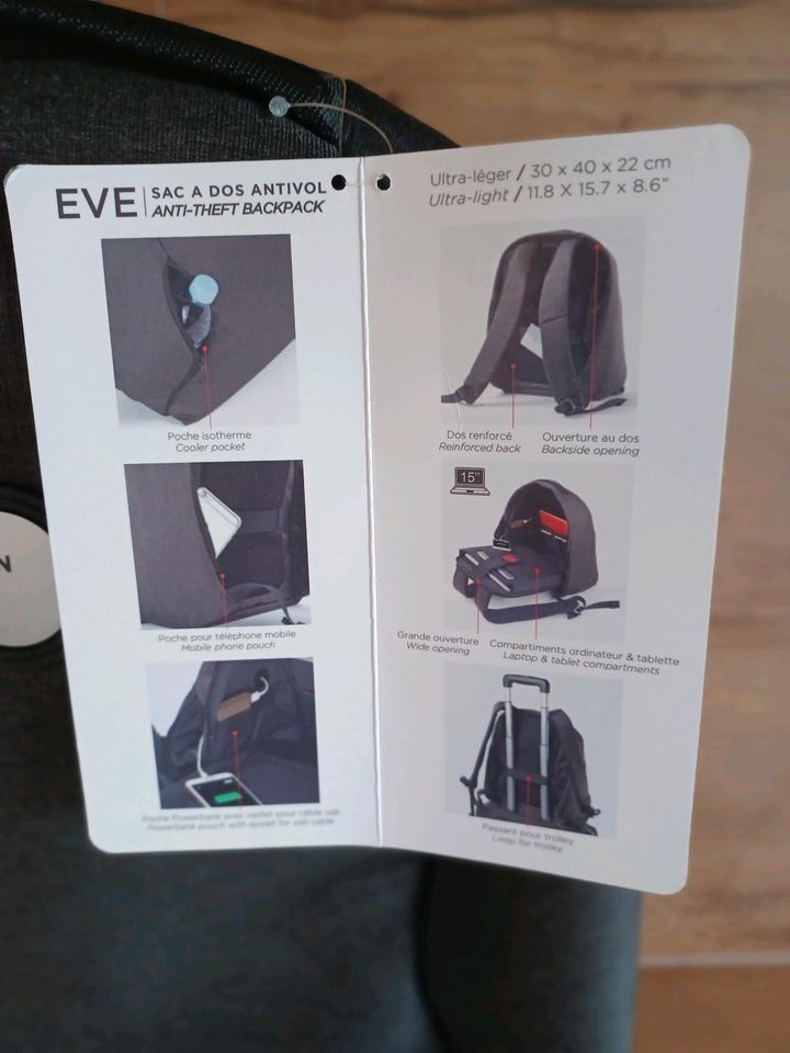 Leon Eve Businessrucksack Laptoprucksack Neu in Leimen