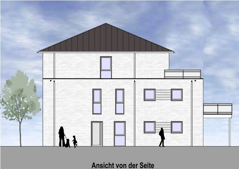 Projektiert für 2024: 2-Zimmer-Wohnung im 1. OG in Osnabrück