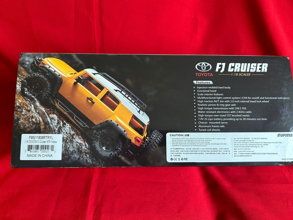 FMS 1/18 Toyota FJ Cruiser Crawler RTR -NEU + Zusatzakku in Köln