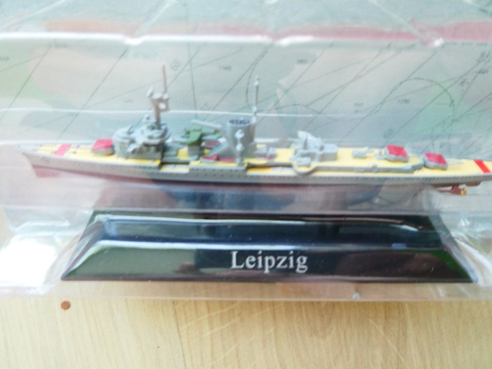 Kriegsschiff Model Leichter Kreuzer Leipzig in Rellingen