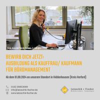 Top Gehalt! Ausbildung Kauffrau / Kaufmann für Büromanagement (m/w/d) Nordrhein-Westfalen - Hiddenhausen Vorschau