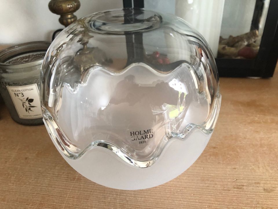 Holmegaard Mixed Double Bonbonniere Glasschale Glas groß in Brande-Hörnerkirchen