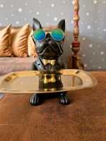Französische Bulldogge Hund Wohnzimmer Dekoration Schwarz Gold Schleswig-Holstein - Sankt Margarethen Vorschau