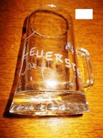 Bierkrug Glas mit Gravur Feuerstein Rheinland-Pfalz - Rodalben Vorschau