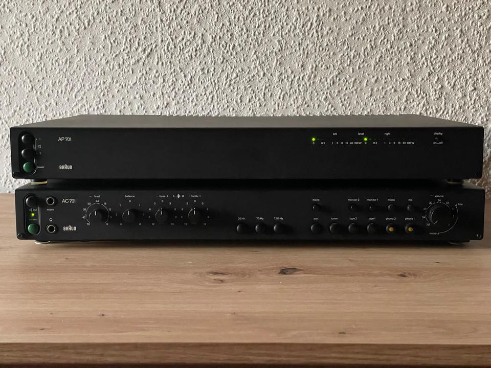 Braun AP701/AC701 Vor- Endstufe Verstärker High-End revidiert in Hannover