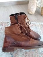 Boots Stiefeletten Braun Lazamani Leder Wildleder Used Look Gr.38 Bochum - Bochum-Wattenscheid Vorschau