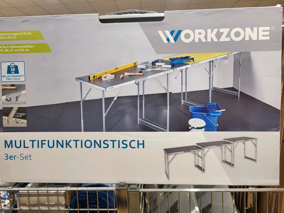 6 teilig 6m multifunktionstisch marke workzone  2x3 teilig neu!! in Rheinbrohl