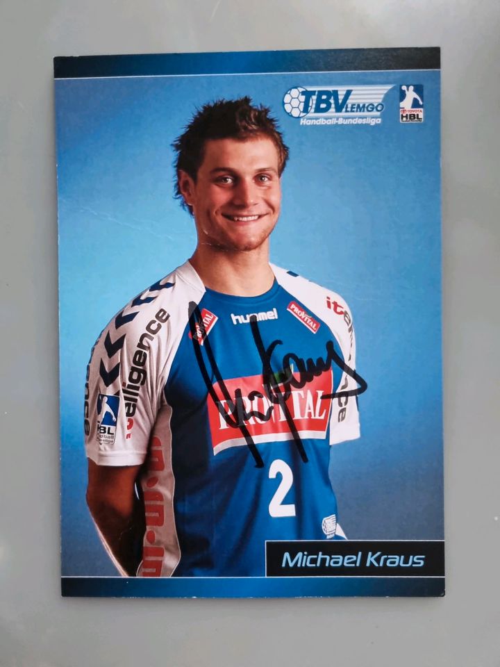 Michael Mimi Kraus Autogrammkarte in Rostock