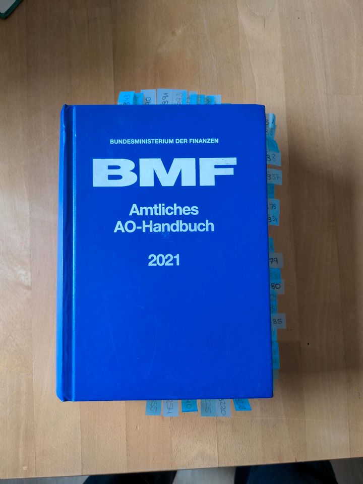 Amtliches AO-Handbuch 2021 in Bensheim