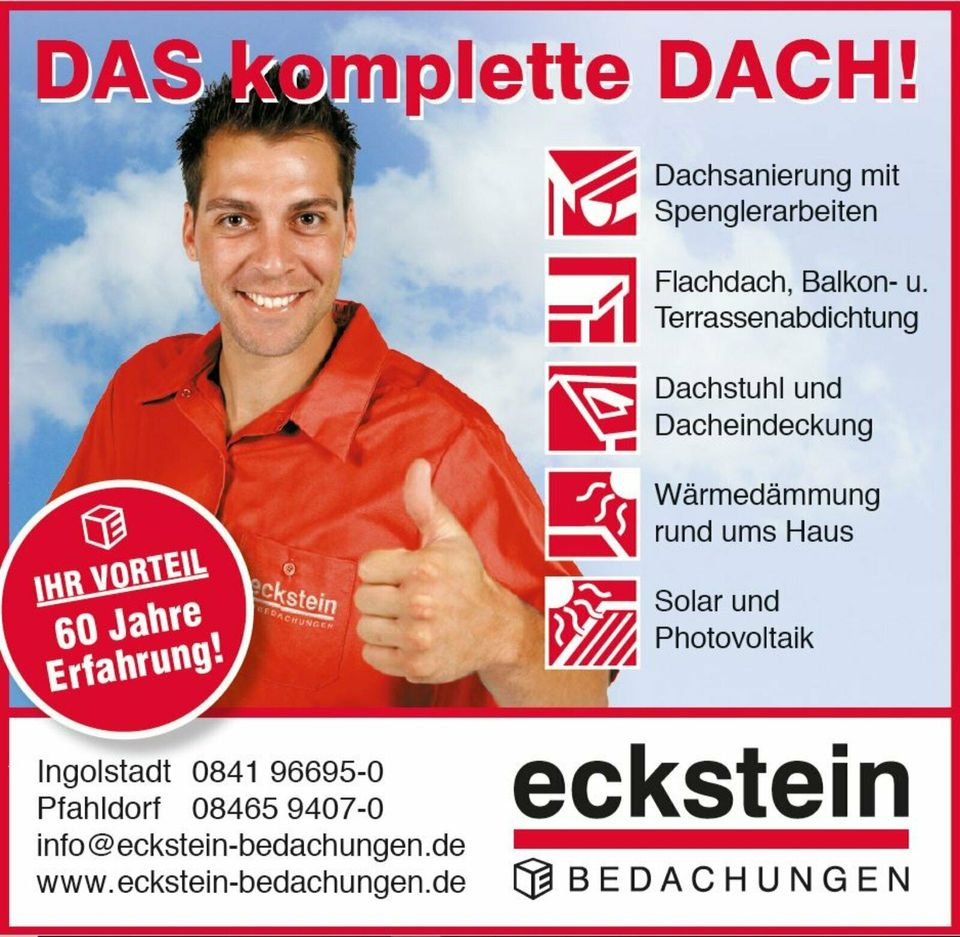 Dachdecker (m/w/d) in Kipfenberg