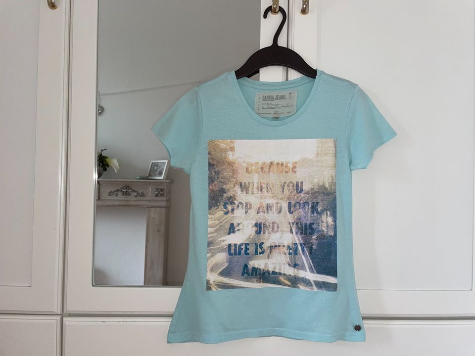 T-Shirt von Garcia Jeans für Mädchen Gr. 152 hellblau in Frankfurt am Main
