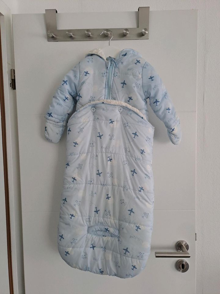 Baby Schneeanzug / Schneeoverall / Winterjacke / Fußsack 74/80 in Untergruppenbach