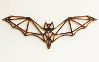 Fledermaus Wanddeko Wallart Wandtattoo Halloween Herbst Deko Holz Bayern - Theilheim Vorschau