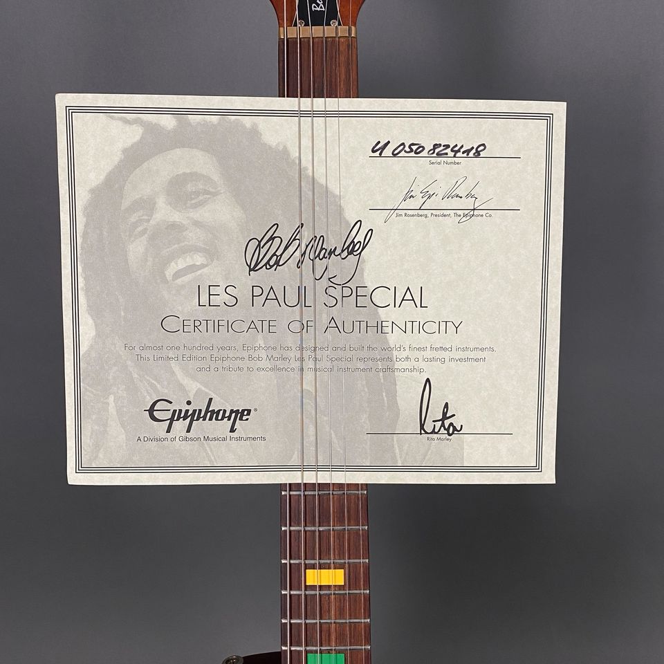 2005 Epiphone Bob Marley Signature Ltd Custom Shop Zertifikat BAG in Herne