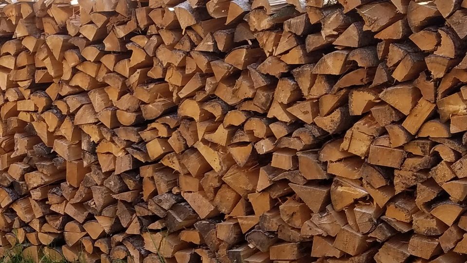 Brennholz Fichte und Esche in Biberbach