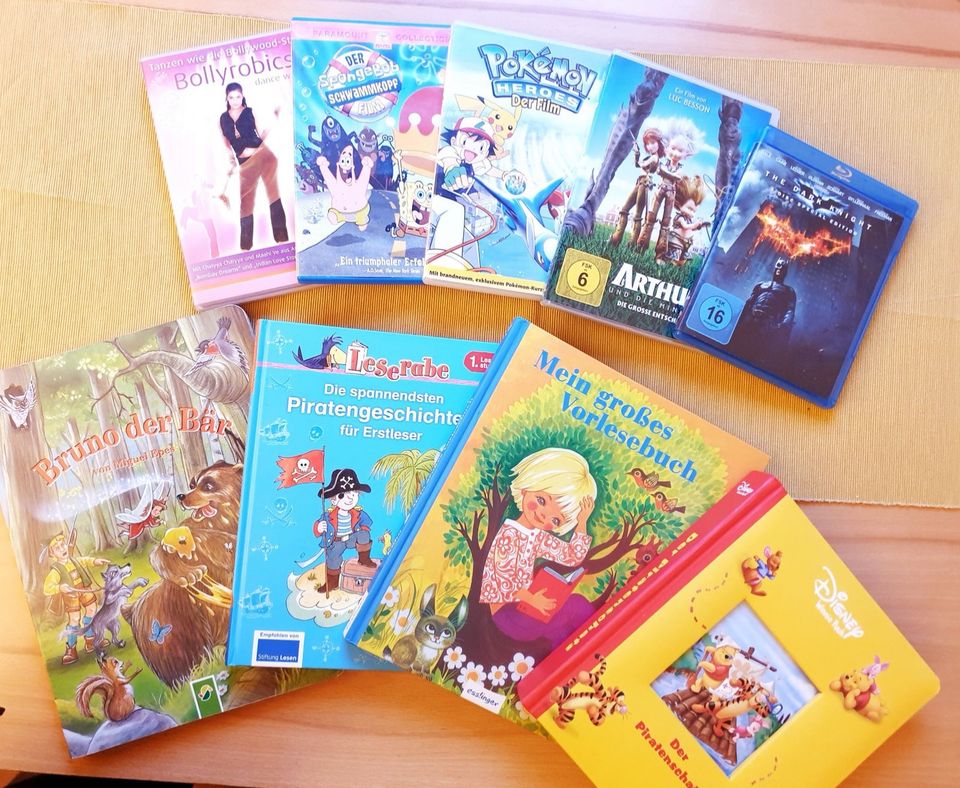 Konvolut Kinderbücher + DVD‘s, Walt Disney in Fellbach