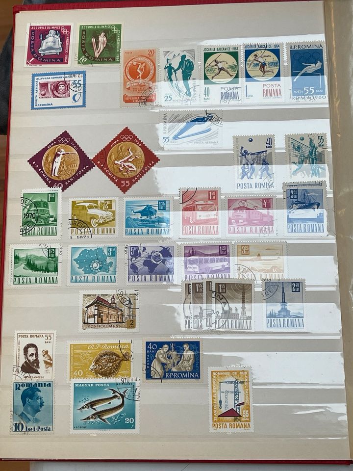 Konvolut Briefmarkensammlung Polen Rumänien Pferde Tiere usw. in Neu Wulmstorf